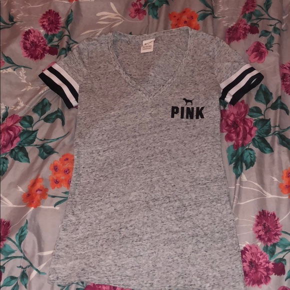 PINK Victoria's Secret Tops - Victoria’s Secret Pink V Neck T shirt